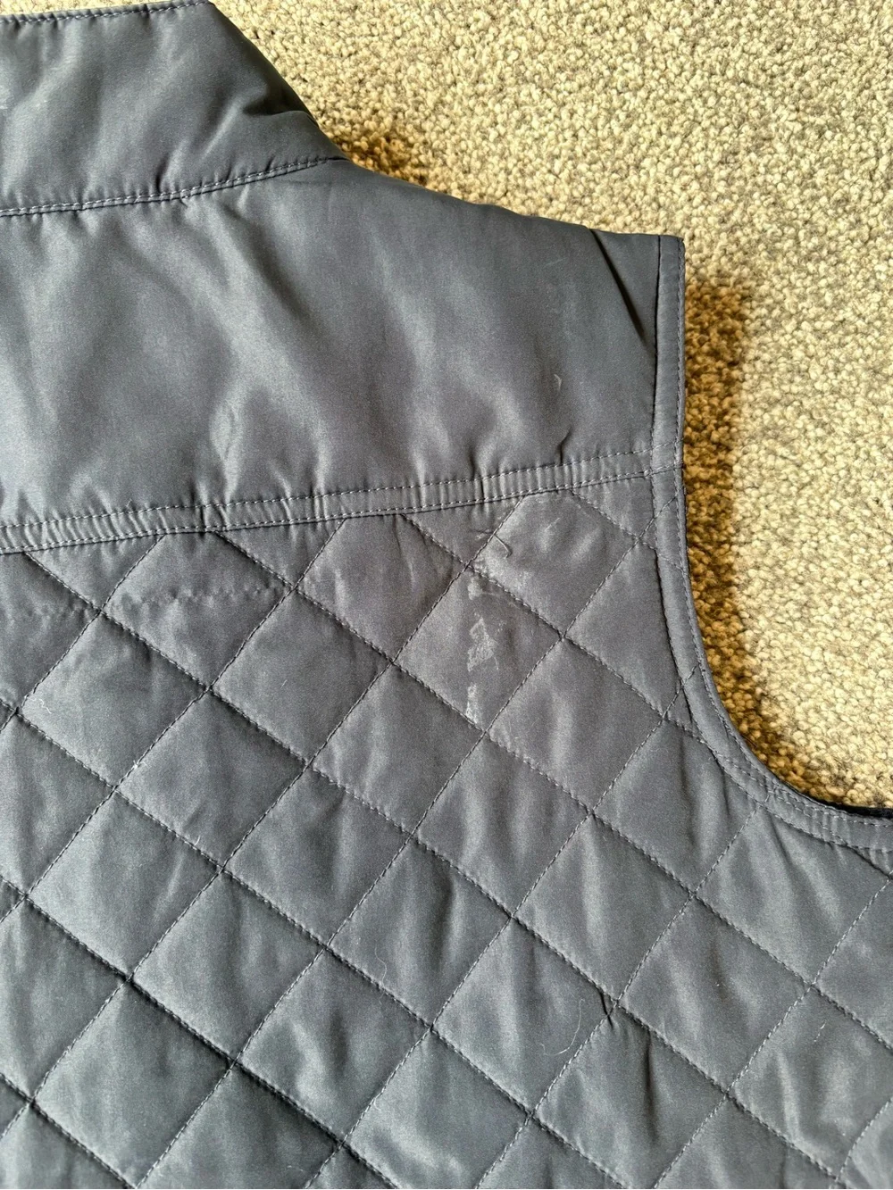 Crewcuts J Crew Kids Quilted Vest in Dark Navy Blue size 8